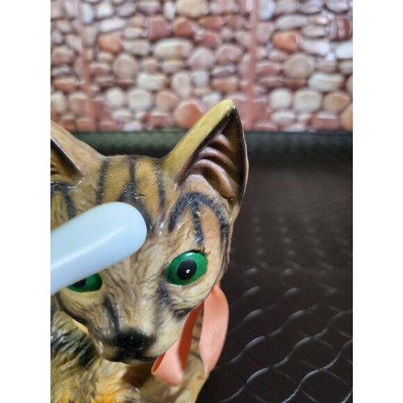 2-Vintage porcelain Cat Figurines - Picture 9 of 16